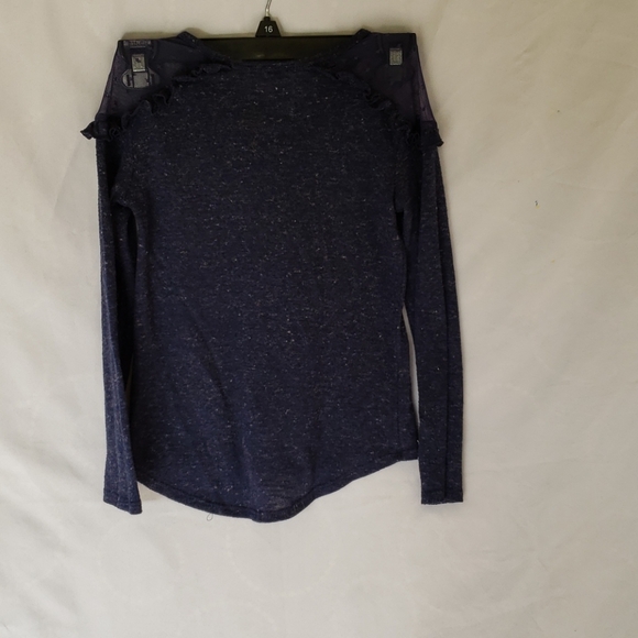 Arizona girls long sleeve blue and peach shirt - Picture 4 of 4